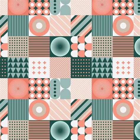 Free Vector | Muted color palette pattern