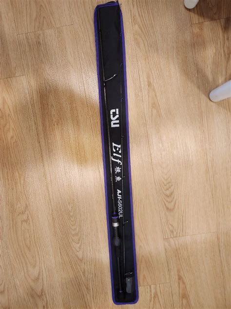 Tsurinoya Elf Ajing S602UL Fishing Rod, Sports Equipment, Fishing on ...