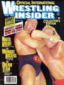 NIKITA KOLOFF/MAGNUM TA Wrestling Insider Magazine Volume 1 Number 2 w ...