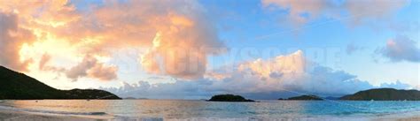 Beach sunset panorama – Songquan Photography