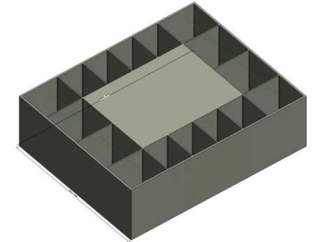 Three-dimensional diagram of platform caisson | Download Scientific Diagram
