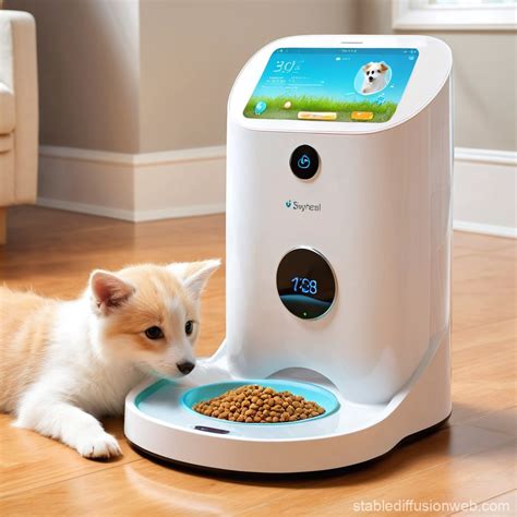 smart pet feeder  real time monitoring stable diffusion