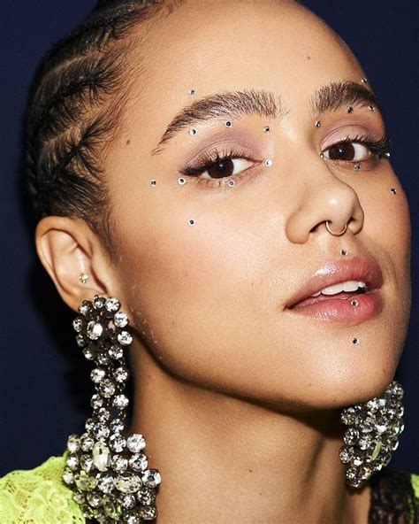 Nathalie Emmanuel on Instagram: “ 💎 💎 💎 @glamouruk Photographs: Aitken ...