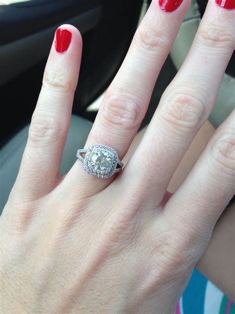 Unbelievable Round Diamond In Square Setting Engagement Rings Ring With