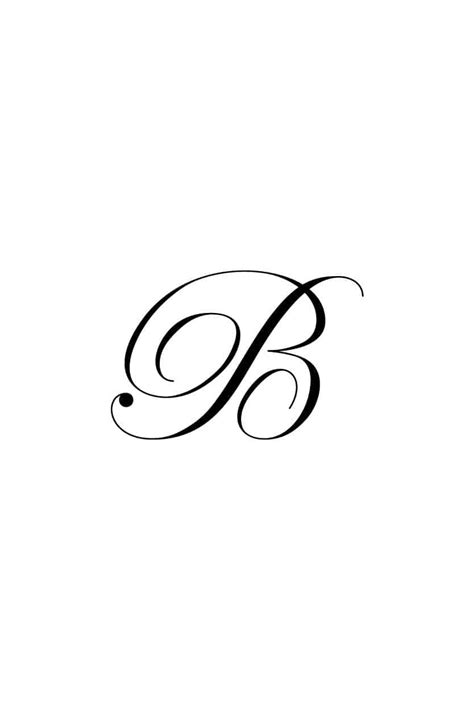 Cursive B