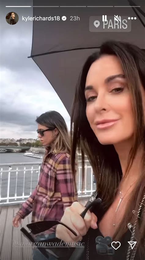 Kyle Richards shares footage of Paris trip with Morgan Wade