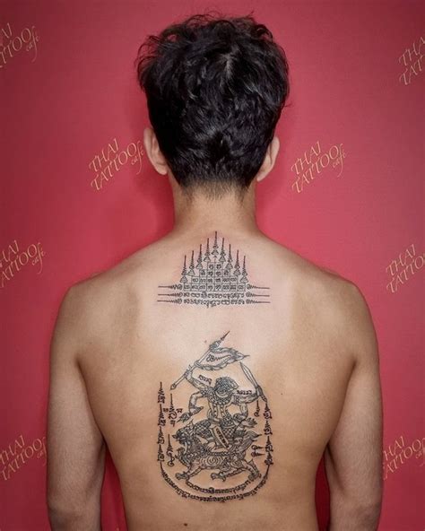 sak yant master ajarn karn thai tattoo cafe