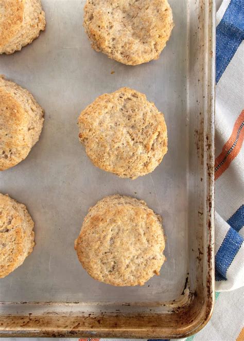 Honey Whole Wheat Biscuits - The BakerMama