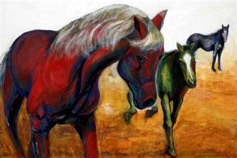 3 Horses Painting at PaintingValley.com | Explore collection of 3 ...