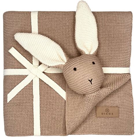 Babydecke DIKOS® Babydecke SCHMUSE-HASE Baby Geschenk Mädchen Junge ...