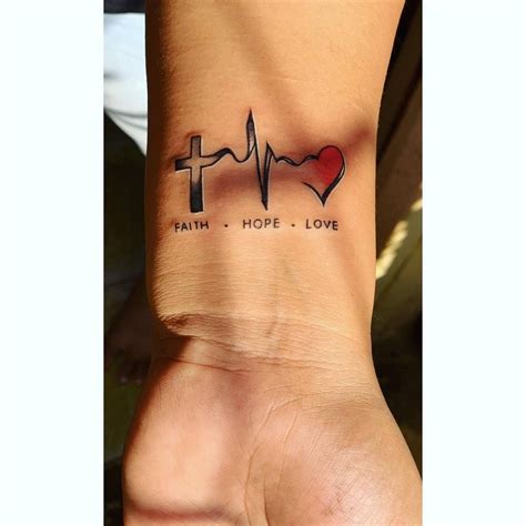 91 Faith Hope Love Tattoo Ideas [2024 Inspiration Guide] | Minimal ...