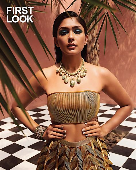 Mrunal Thakur stills from First Look magazine photoshoot
