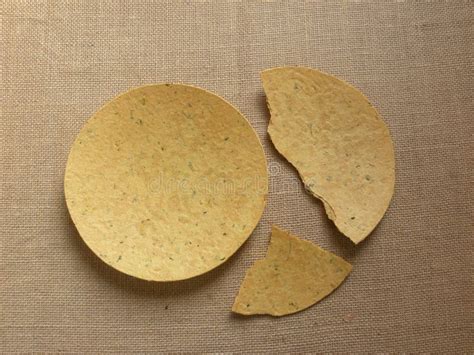 khakhra snacks stock image image  cumin chapati