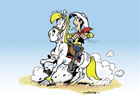Lucky Luke HD Comic Splash: The Fastest Gun in the West Wallpaper