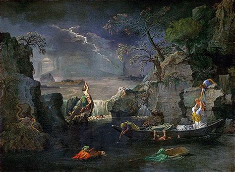 Winter (The Flood) | Nicolas Poussin | Painting Reproduction | Nicolas ...