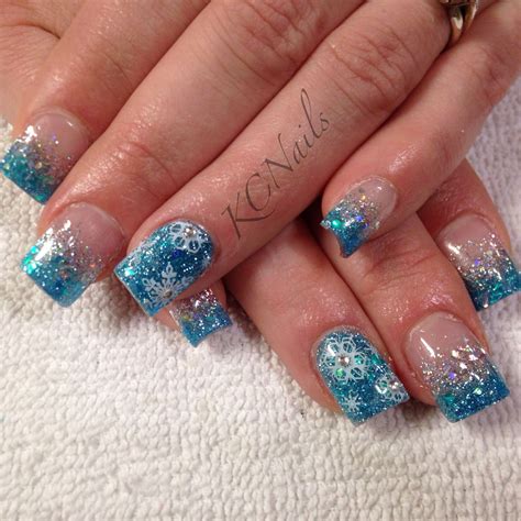 pinterest winter fingernails | Winter nails acrylic, Winter nails gel