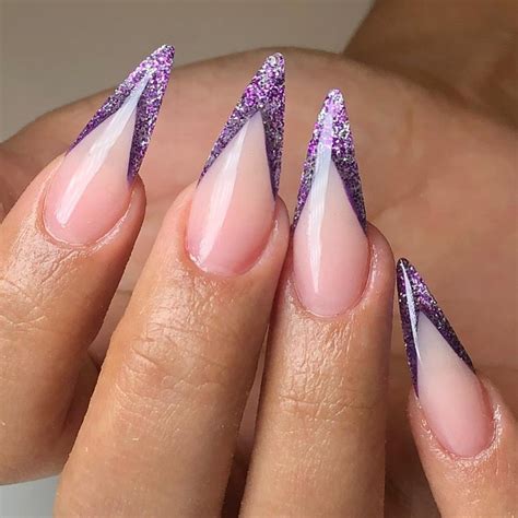 Modelos De Unhas Stiletto - Unhas stiletto decoradas: 80 ideias e como fazer em casa