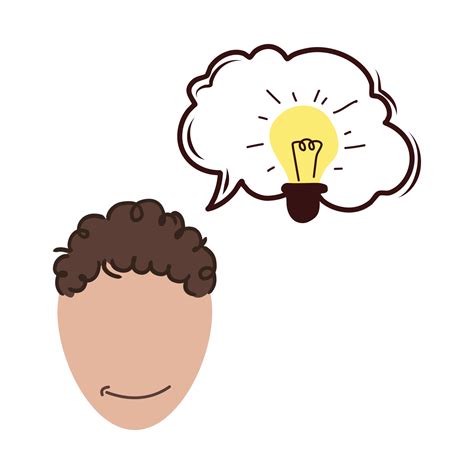 Thinking illustration. Creative thinking. Imagination world. Think