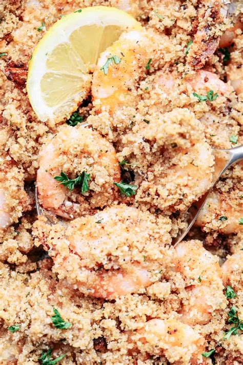 Crunchy Baked Parmesan Garlic Shrimp - Detoxil