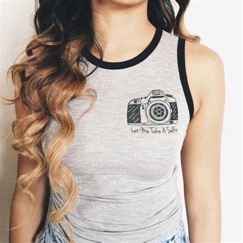 Taking A Selfie Cropped Tank Top | Cropped tank top, Tank tops, Tops