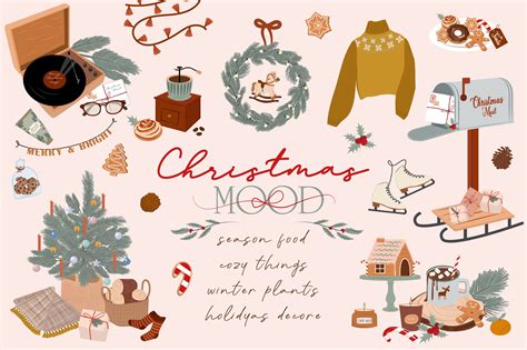 Cosy Christmas Mood (941339) | Illustrations | Design Bundles