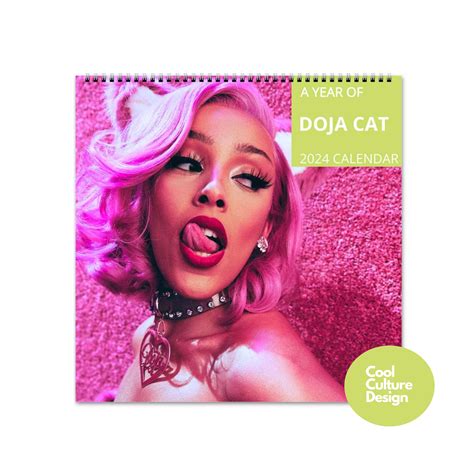 Doja Cat Calendar Vol.1 - 2024 Calendar, Wall Calendar 2024, Planner