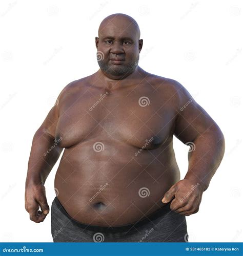 Fat Naked Black Man