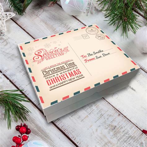 Seasons Greetings Christmas Eve Box - Add a Personal Touch