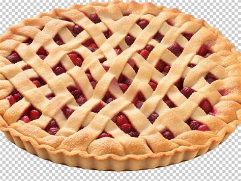 Premium PSD | Traditional american half pie