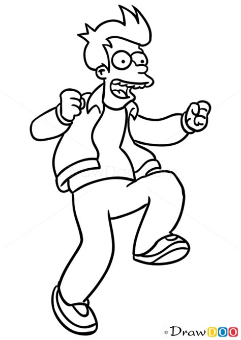 how to draw fry from futurama