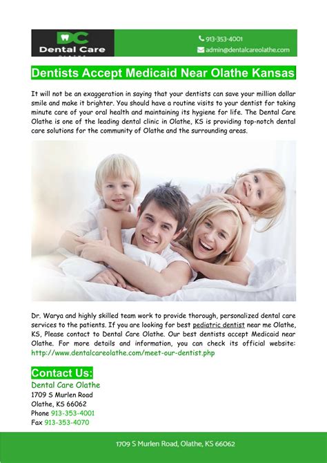 PPT - Dentists Accept Medicaid Near Olathe PowerPoint Presentation