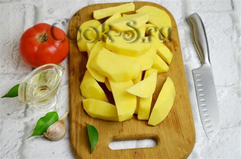 Картошка с сосисками в духовке – пошаговый рецепт с фото