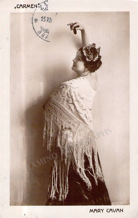 mary cavan autograph photograph tamino