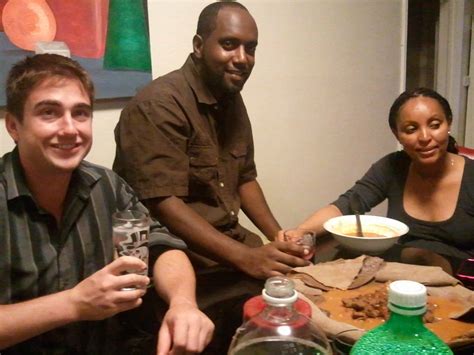 In Los Angeles Having Injera from Ethiopia
