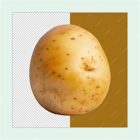 Potato vegetable isolated Solanum tuberosum Clipart Fresh Whole Potato