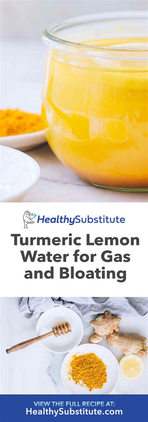How to Make Turmeric and Lemon Water for Gas and Bloating - Healthy