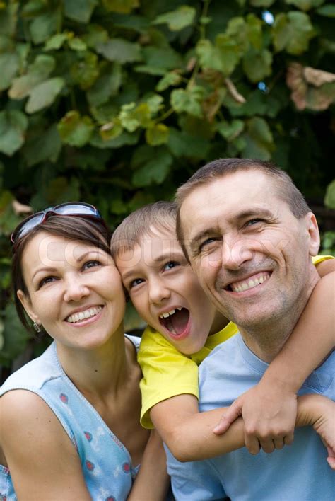 family of a three | Stock image | Colourbox