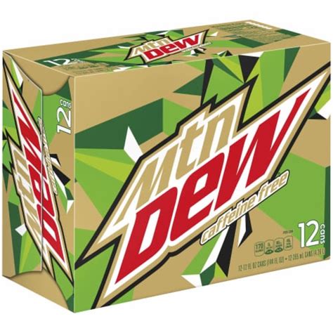 Mountain Dew Caffeine Free Soft Drink Pack, 12 cans / 12 fl oz - Kroger