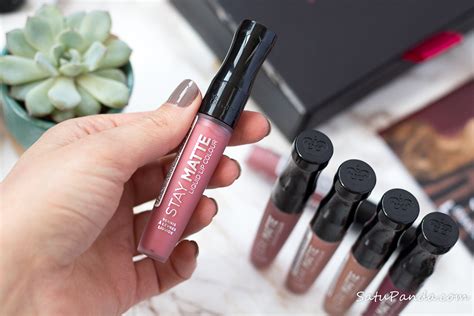 Rimmel Stay Matte Liquid Lip Colour - жидкая матовая помада. Обзор ...