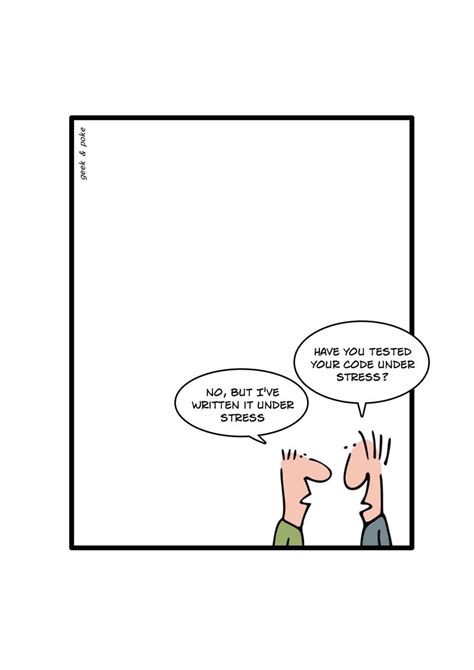 Geek And Poke: Stress Test