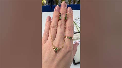 ЗЕЛЕНЫЙ ГРАНАТ🍀ЦАВОРИТ💚Семейный Талисман☘️Драгоценности на Каждый День🧩 ...