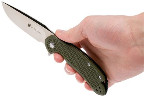 Steel Will Cutjack C22-1OD Green FRN, D2 blade pocket knife ...