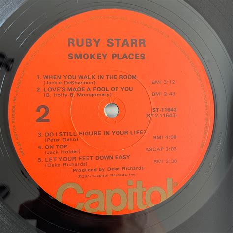 RUBY STARR / SMOKEY PLACES | RECORDSHOP GG
