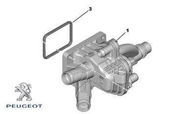 Genuine Thermostat Peugeot 207 2009-2011 1.6 HDi (92 bhp) Diesel