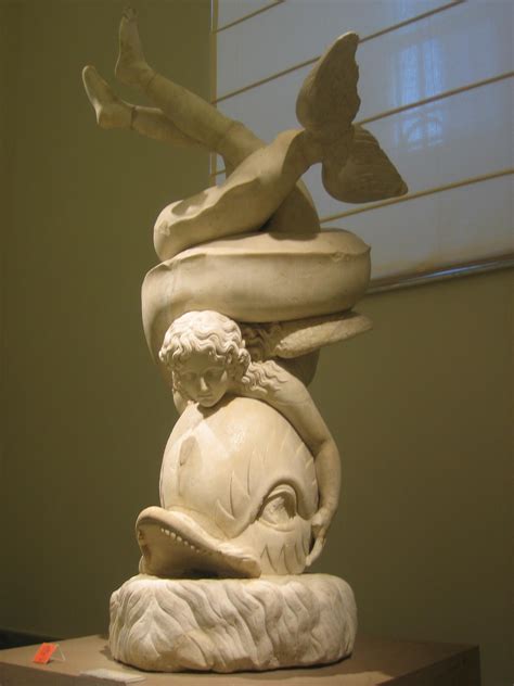 Sculpture of Eros with Dolphin. 2nd century CE, National Archaeological