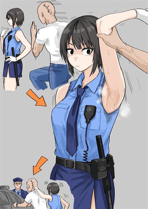 Anime Armpits :: Anime Original :: AO :: Anime Armpits :: Police girl