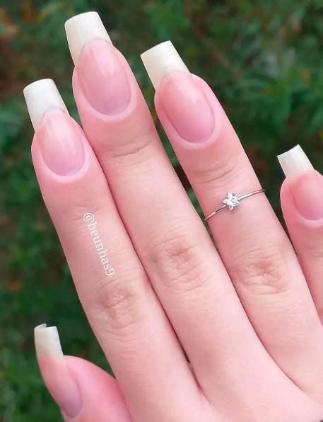 35+ Healthy Natural Long Nails for Inspo - ♡ July Blossom