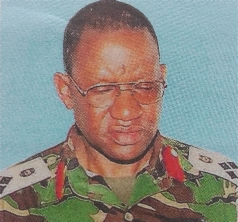 Brigadier General (Rtd) Peter Mikaye Manyara - Obituaries Kenya