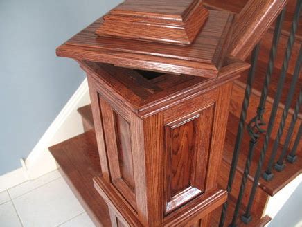 HIdden Compartment in Newel Post | StashVault - Secret Stash Compartments