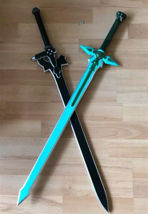 Kirito Swords From SAO Kirito Sword, Swords, Coat Rack, Defender ...